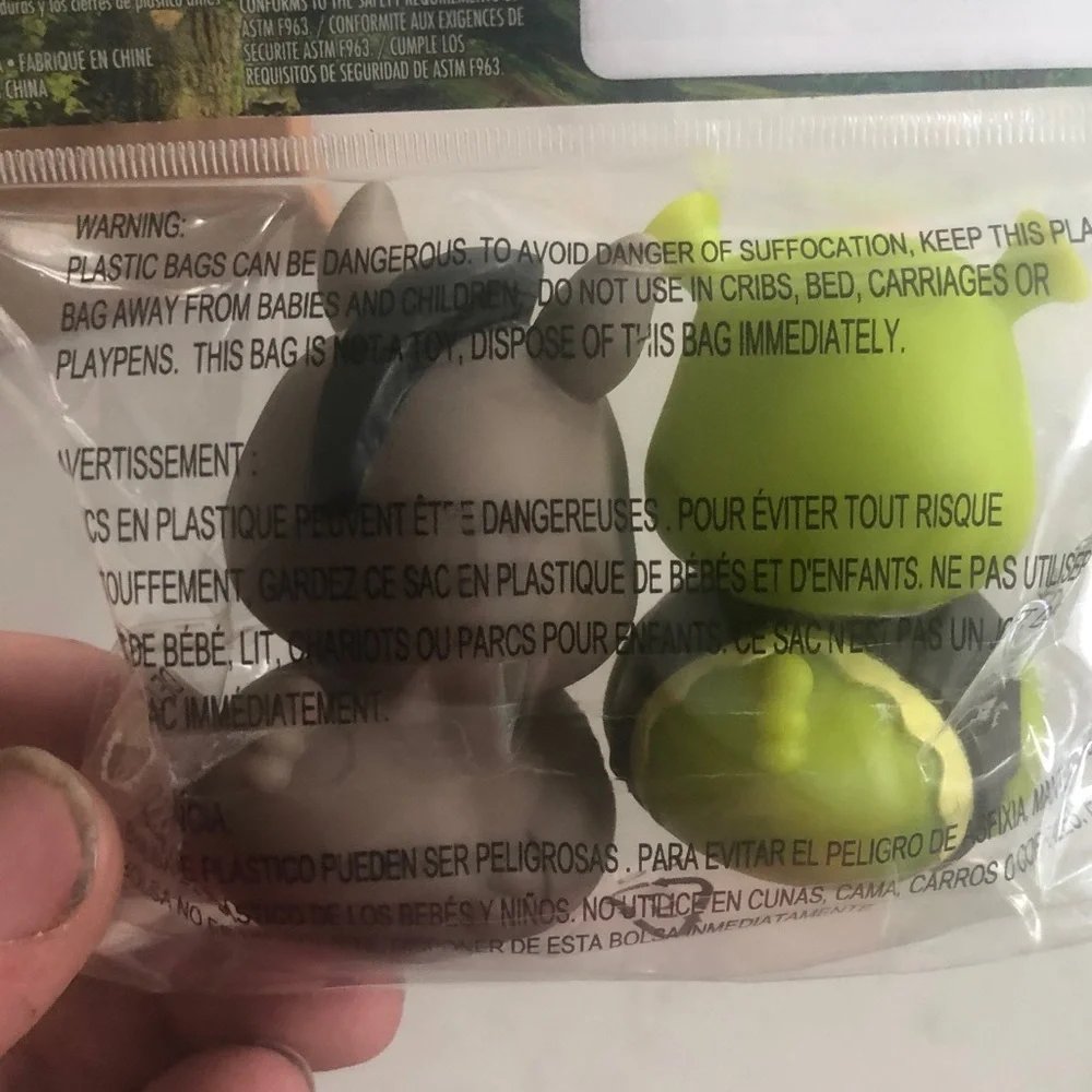DreamWorks Shrek Rubber Duck Duo - Green and Gray